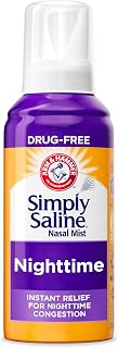 Arm & Hammer Simply Saline Nighttime Nasal Mist, 4.6 oz