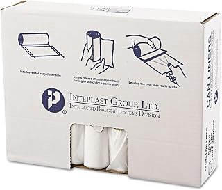Inteplast Group IBS VALH4048N12 High Density Commercial Can Liners 40x48 11 Mic - Natural