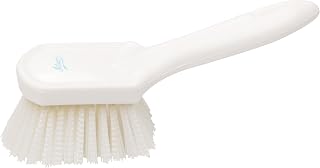 Ateco Baker's Utility Brush, 5 x 5-Inch Head with White Nylon Bristles & Molded Plastic Handle