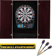 Viper Metropolitan Solid Wood Cabinet & Electronic Dartboard Play-Ready Bundle