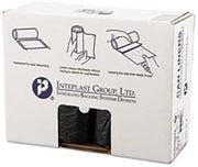 Inteplast Group S404822K 40 x 48 in. 22 Micron High-Density Can Liner - Black