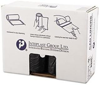 Inteplast Group S404822K 40 x 48 in. 22 Micron High-Density Can Liner - Black