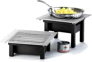 Cal Mil One by One Black Square Modern Chafer Alternative, 12 x 12 x 7 inch - 1 each.
