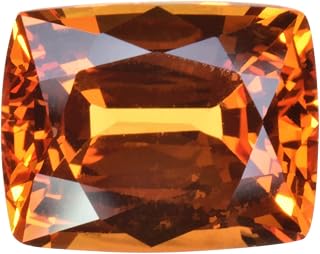 Yellow Created Sapphire Rectangle Loose Gemstone 13mm