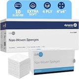 Dynarex 3254 CurPro Non-Woven Sponges - 4" x 4" - Non-Sterile - 4-Ply