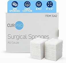 Dynarex 3242-BX CurPro Surgical Gauze Sponges - Non-Sterile - 8-ply