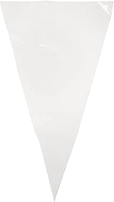 Ateco Clear Disposable Decorating Bags, 18-Inch, Pack of 10, Extra Strong, Made in USA