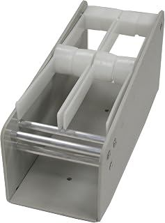 DayMark IT112459 2-Slot Plastic Label Dispenser Rack, for 2 Rolls of 3/4", 1" or 7/8" Labels