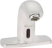 Sloan SF-2150-4 Sensor Activated Battery Powered Electronic Pedestal Faucet, Chrome