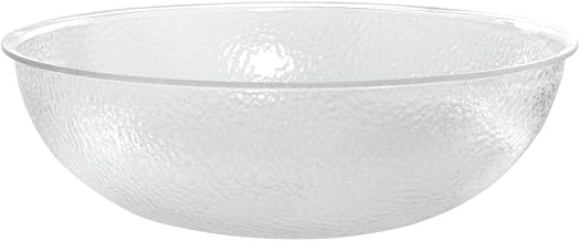 Cal Mil 401-18-34 Acrylic Pebble Salad Bowl, 18" x 18"