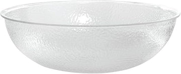 Cal Mil 401-18-34 Acrylic Pebble Salad Bowl, 18" x 18"