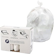 Inteplast Can Liner, 60 Gal Capacity, Clea color, 200 Count