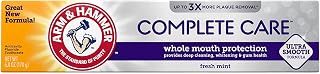 Arm & Hammer Complete Care Fluoride Anticavity Toothpaste, Fresh Mint 6 oz (Pack of 12)