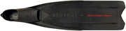 Mundial One Fins - Diving Fins - Black - Thermoplastic Elastomer - Unisex Adult