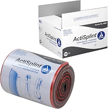 Dynarex Multipurpose ActiSplints - Reusable Waterproof First Aid Splints for Emergency Medical Supplies & Sports Medical Kit - 4¼" × 36" Rolled Splint, 1 Roll
