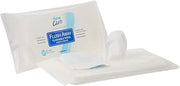 Dynarex DynaCare Flushable Wipes, Wet Bathroom Hygiene Wipes for Adults, Alcohol Free, Safe for Sewers and Septic Systems, 9” x 13” Wipes, 1 Tub of 24 Wipes