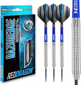 RED DRAGON Razor Edge Spectron Professional Darts Set - 85% Tungsten Darts with Flights & Shafts - Available in Soft Tip 18g Barrel/20g Full Weight and Steel Tip 20g-26g
