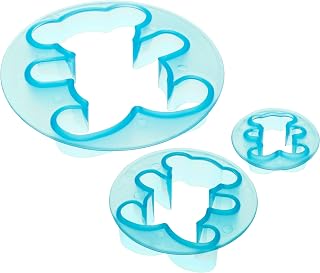 Ateco Bear Dough and Sugar Paste Cutters, Graduated 3 Piece Set