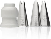 Ateco Tips Leaf Tube Set 4 pc.
