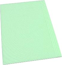 Dynarex 4493 Dental Bibs, 17 3/4"x12 7/8", Mint Green (Pack of 500)
