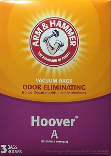 Arm & Hammer Odor Eliminating Vacuum Bags Hoover A 62601D - 3 Bags