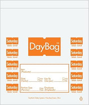 DayMark 113018 5-1/2" Day of the Week Saturday Portion Bag - 2000 / BX