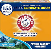 Arm & Hammer Powder Laundry Detergent, Alpine Clean, 9.56 lb, 155 Loads