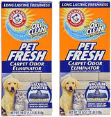 Arm & Hammer Pet Fresh Carpet Odor Eliminator Plus Oxi Clean Dirt Fighters, 18 oz,(PACK OF 2)