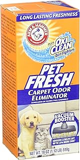 Arm & Hammer Pet Fresh Carpet Odor Eliminator Plus Oxi Clean Dirt Fighters, 1.12 Lb