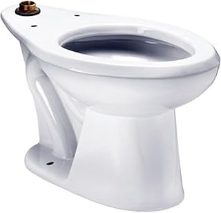 Sloan ST-2009 Elongated Floor-Mounted Water Closet, 1.1-1.6 GPF, White