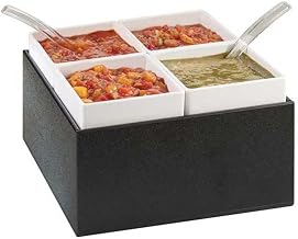 Cal Mil Chilled Salsa/Dressing Server, 10.5 x 10.5 x 7 inch - 1 Each.