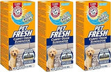 Arm & Hammer Pet Fresh Carpet Odor Eliminator Plus Oxi Clean Dirt Fighters (Pack of 3), 48.9 Ounce