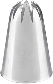 Ateco #858 Deep Closed Star Pastry Tip - Stainless Steel