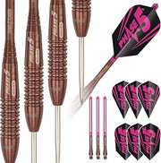 Unicorn Steel Tip Darts Barrels | Evolution Series Phase 1, 2, 3, 5 & 6 | Natural 90%, 95% & 97% Tungsten Barrels | 24g, 25g or 26g