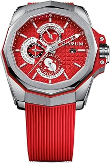 Admiral's Cup Ac-One 45 Tides 277.101.04/F376 AR12 45mm Automatic Titanium Case Red Rubber Anti-Reflective Sapphire Men's Watch