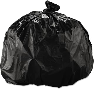 Inteplast Can Liner, 33 Gal Capacity, Black color, 250 Count
