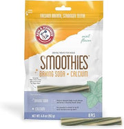Arm & Hammer Smoothies Dental Dog Chews, Mint Flavor, Medium, 8 Count