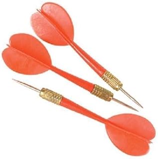 NEW 12 Plastic Darts Pop A Balloon Carnival Game Metal Tip 4 1/4"