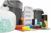 Inteplast Group High-Density Can Liner, 43 x 48, 60-Gallon, 12 Micron, Clear, 25/Roll
