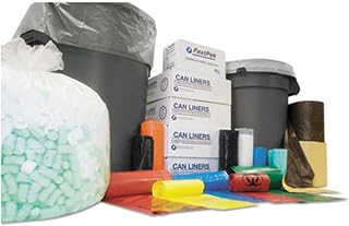 Inteplast Group High-Density Can Liner, 43 x 48, 60-Gallon, 12 Micron, Clear, 25/Roll
