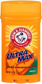 Arm & Hammer ULTRAMAX Anti-Perspirant Deodorant Invisible Solid Fresh 2.80 oz (Pack of 10)