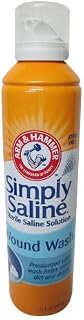Arm & Hammer Simply Saline Wound Wash 7.4 Ounce - 4 Pack
