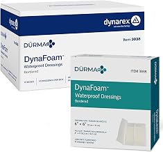 Dynarex DynaFoam - Bordered Foam Dressing - 6" x 6" 12/10/cs