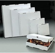 ARVCO CONTAINER CORP White Corrugated Pizza Boxes - 7" L x 7" W x 1 3/4" D 50 Per Case