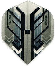 Pentathlon Black/Clear Standard Dart Flights - 3 Sets (9 Flights) - 100 Micro Ex-Tough Style 3