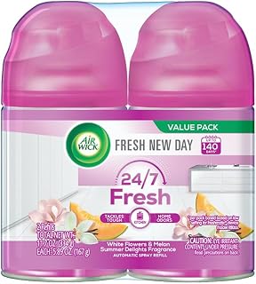 Air Wick Automatic Air Freshener Spray Refill, Summer Delight, 2 count