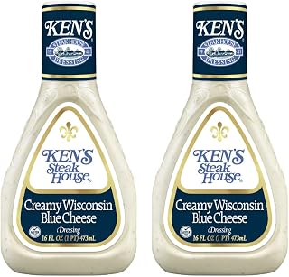 Ken's Steak House Creamy Wisconsin Blue Cheese Dressing (16 Fl Oz (Pack of 2))