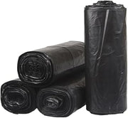 Inteplast LLDPE Can Liners, 1.5 mil, 38" x 58", Black, Pack of 100 Liners