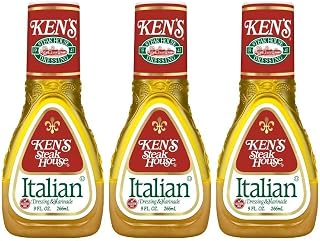 Ken's Steak House Italian Dressing & Marinade 9 Fl Oz (Pack of 3)