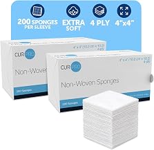 Dynarex 3254-2PK CurPro Non-Woven Sponges - 4" x 4" - Non-Sterile